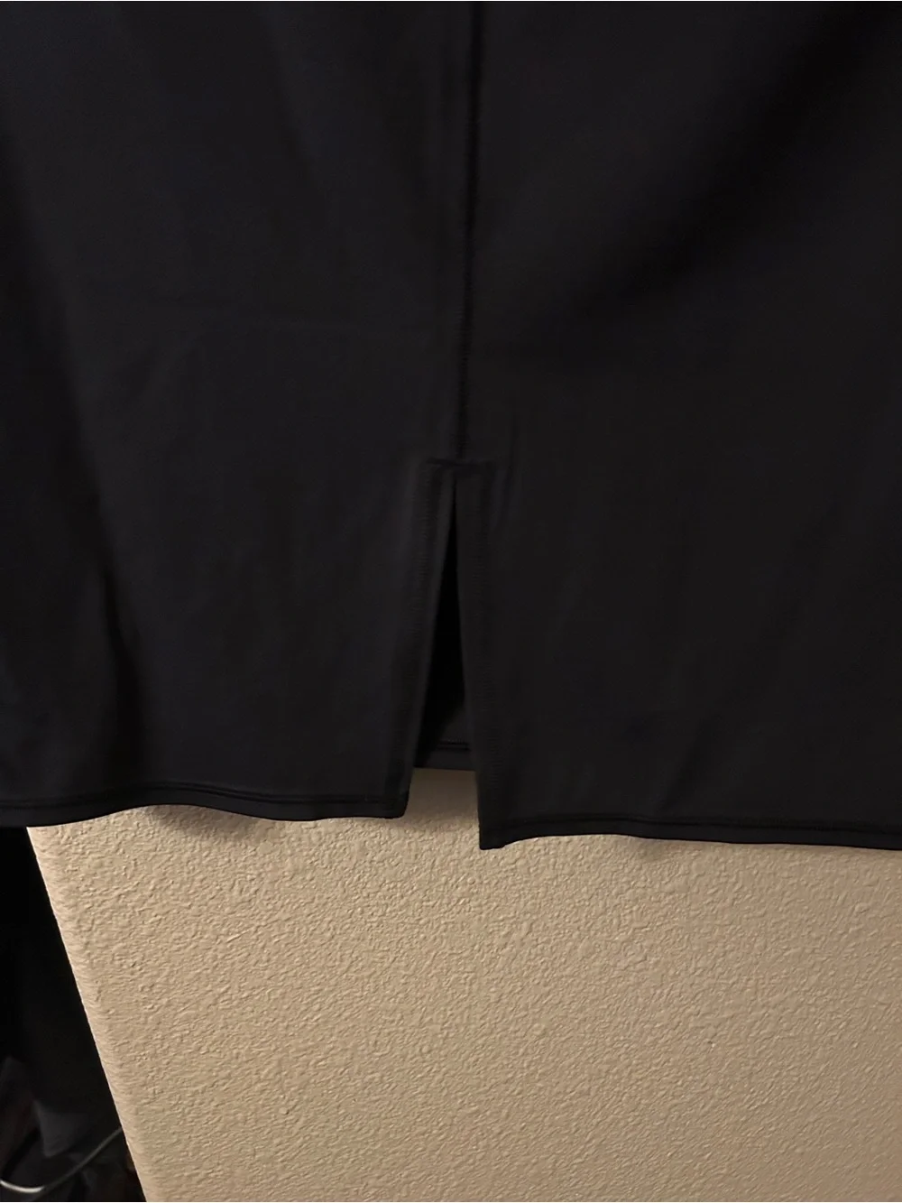 Lululemon High-Waist Black Midi Pencil Skirt
